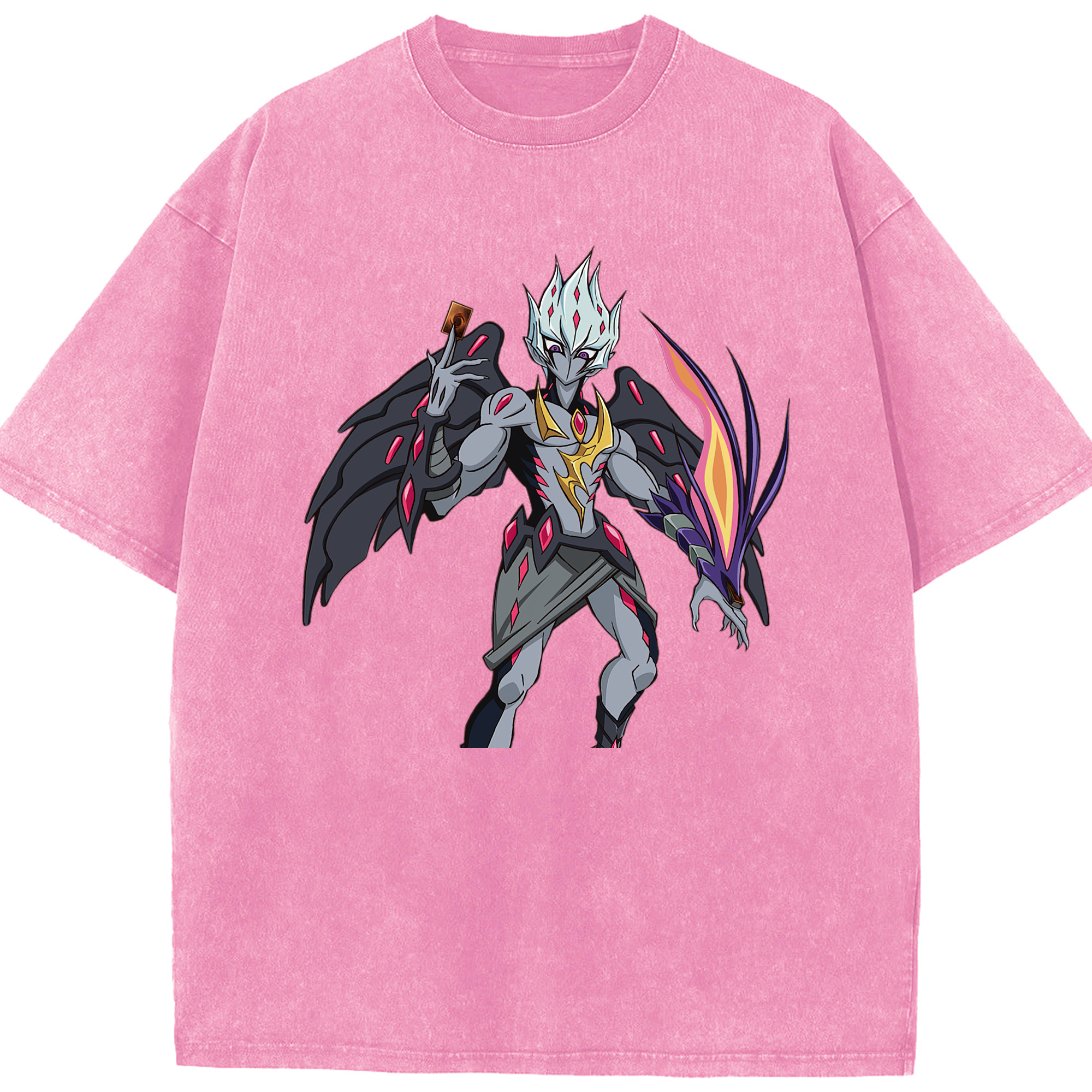 （画像用） 遊☆戯☆王 Yu-Gi-Oh! 綿100% ヴィンテージ風 半袖Tシャツ（フロントプリント）